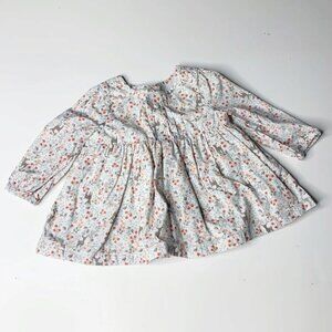 Gymboree Deer & Flowers Print Long Sleeve Blouse